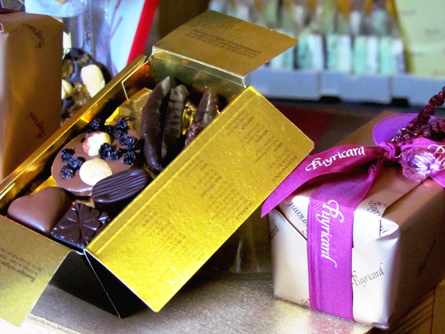 Chocolates from Provence chocolatier, Puyricard.