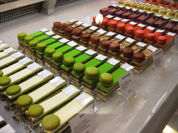 Pretty pastries at Galeries Lafayette