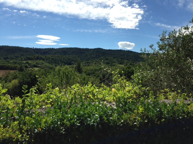 View from Bastide terrace